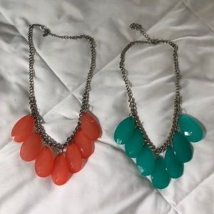 Teardrop necklace set